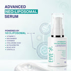 EYVE Lipobright Pro advanced neo-liposomal serum actives infographic